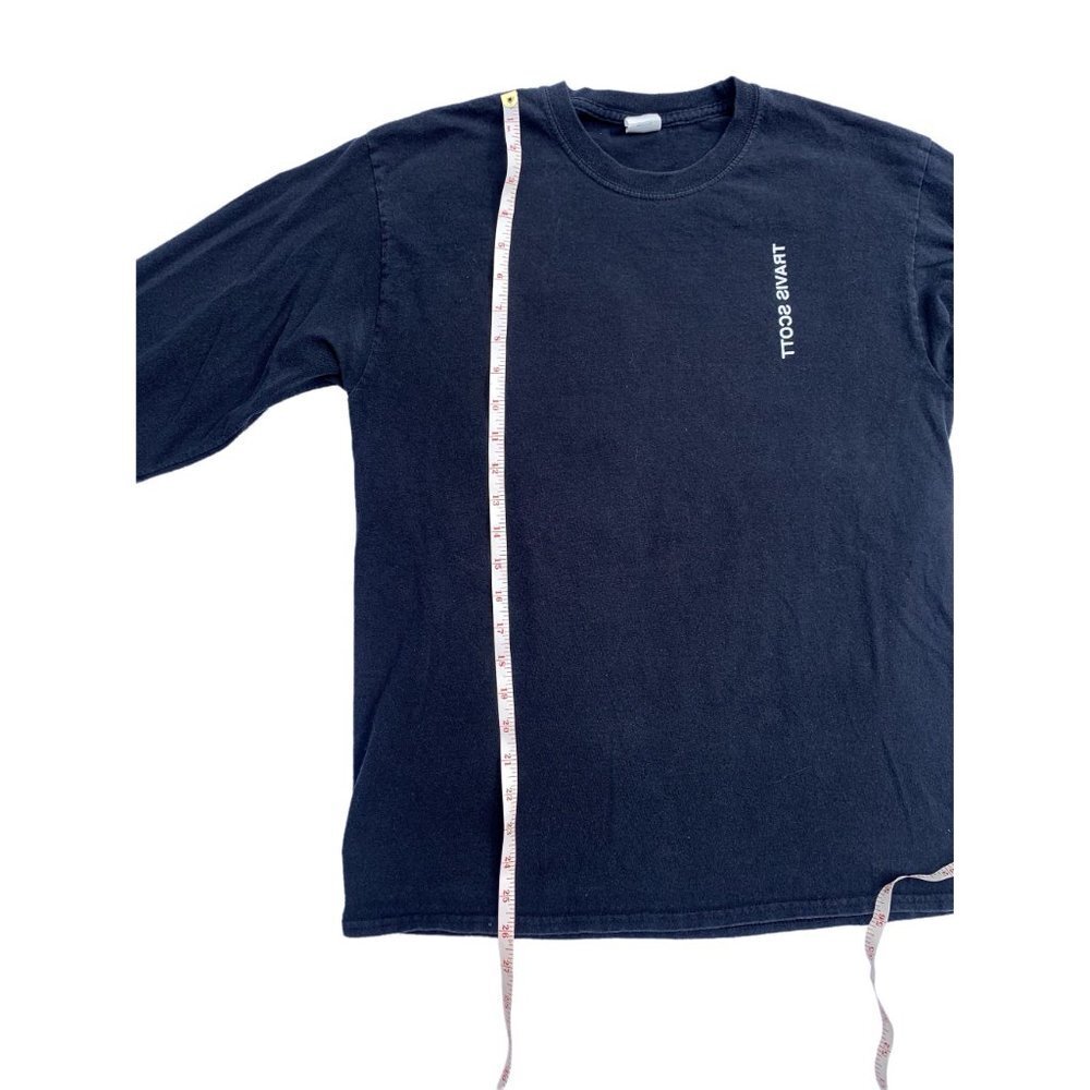 Travis Scott Birds Eye View 2017 Long Sleeve Tee Music Tour T-Shirt Medium Black - Picture 5 of 7